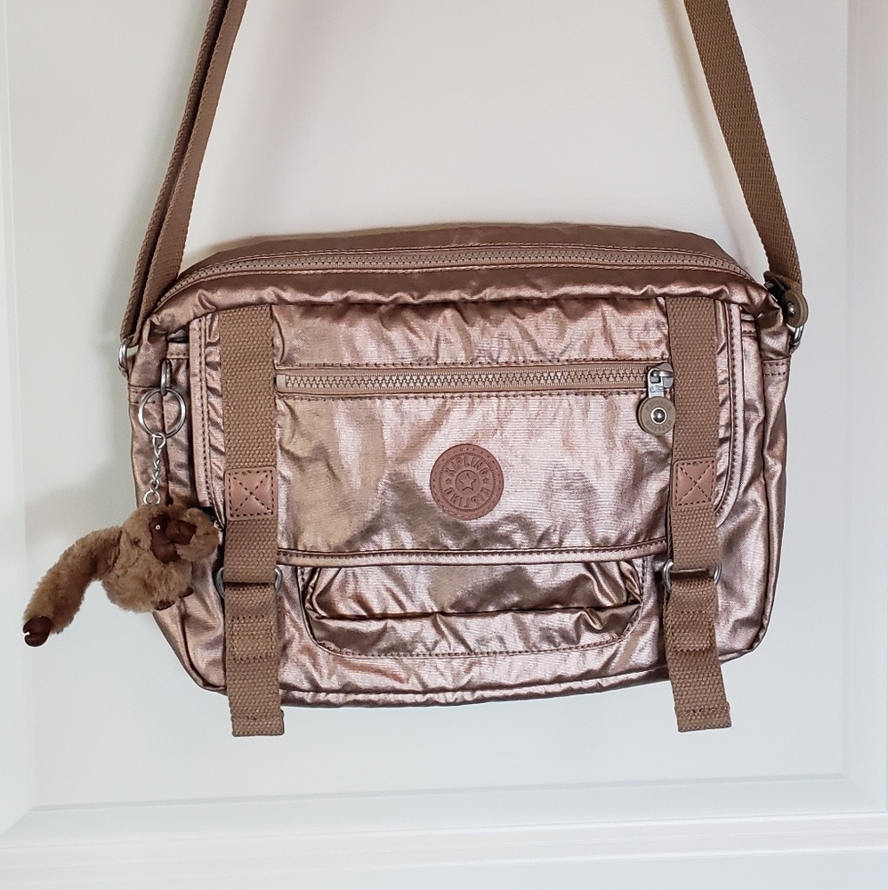 Kipling Gracy crossbody bag in gold metallic